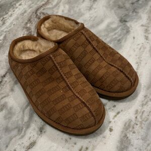 Unisex kith Brown Cozy Slip-On Slippers - Faux Fur Lining